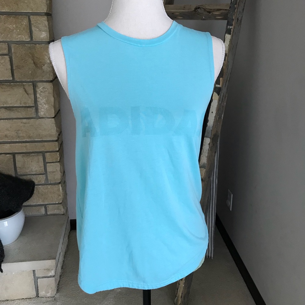 Teal Adidas Workout Tank